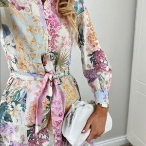 ZARA FLORAL PRINT DRESS